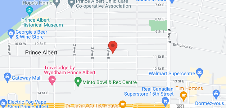 map of 408 11th ST E